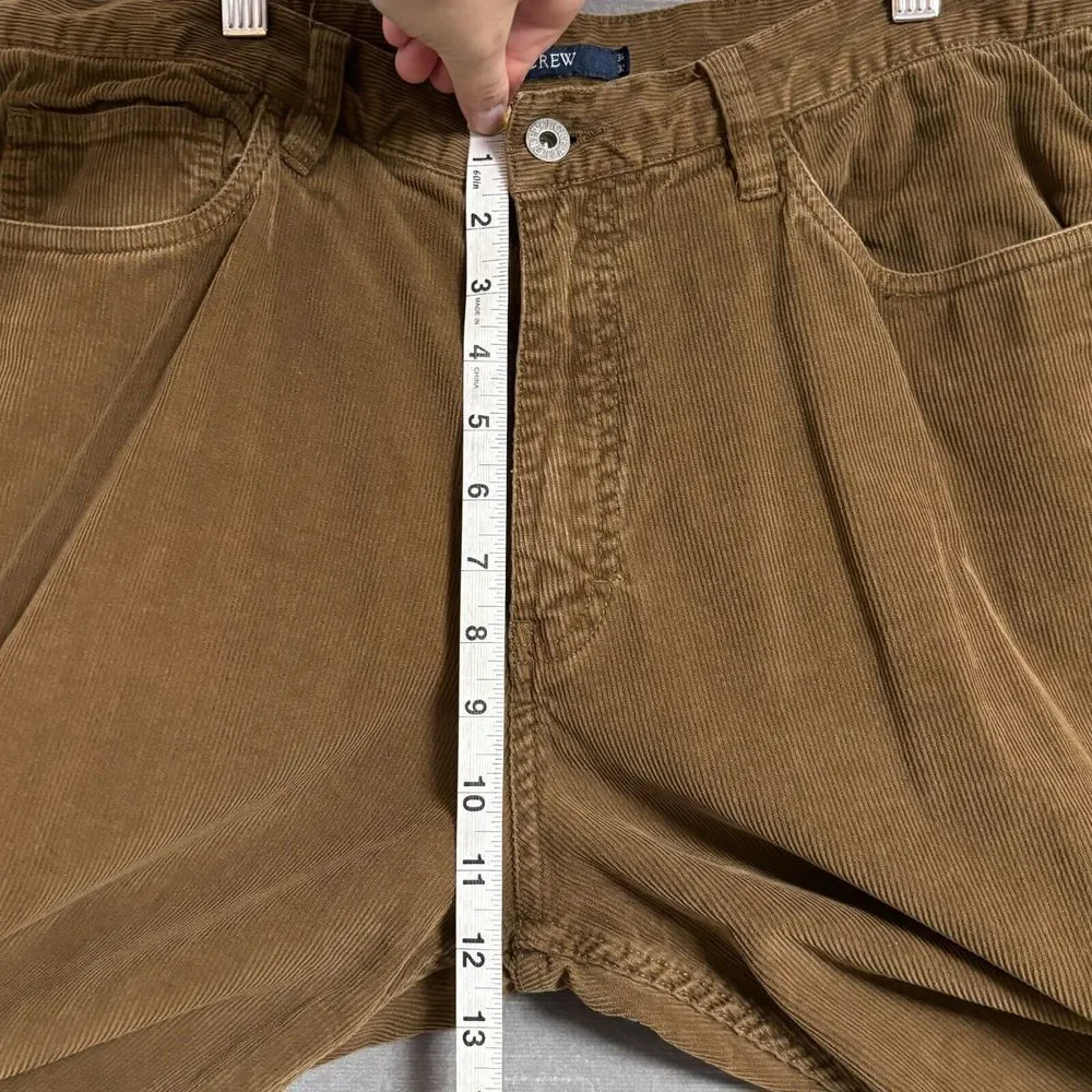 J Crew Corduroy Pants Mens 35 x 31‎ Brown Cotton Preppy Business Casual 36x32tag